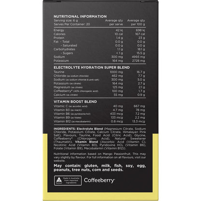 Switch Nutrition Hydrate Electrolytes No Added Sugar Assorted Flavours 20x6g - Switch Nutrition