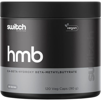 Switch Nutrition HMB Ca-Beta-Hydroxy Beta-Methylbutyrate 120 Caps - Switch Nutrition