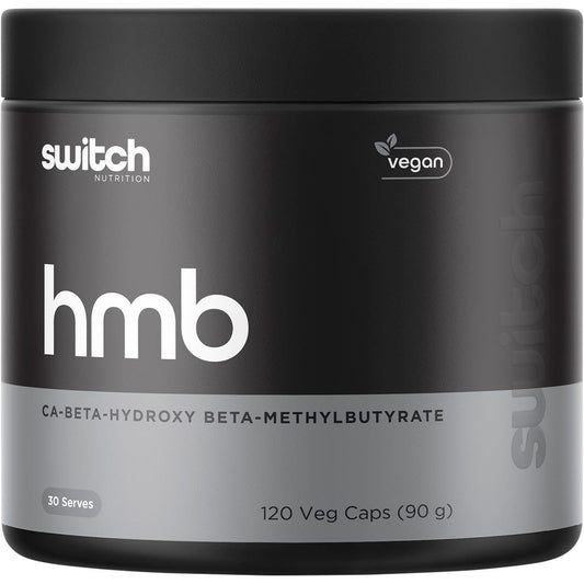 Switch Nutrition HMB Ca-Beta-Hydroxy Beta-Methylbutyrate 120 Caps - Switch Nutrition