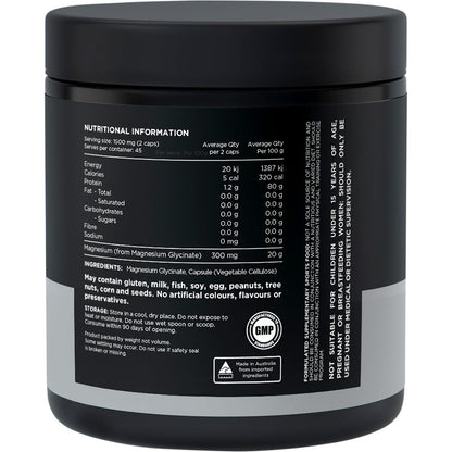 Switch Nutrition Mag Gly 100% Pure Magnesium Glycinate 90 Caps - Switch Nutrition