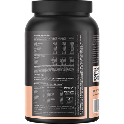 Switch Nutrition Hydrolysed Collagen Protein Unflavoured 938g - Switch Nutrition