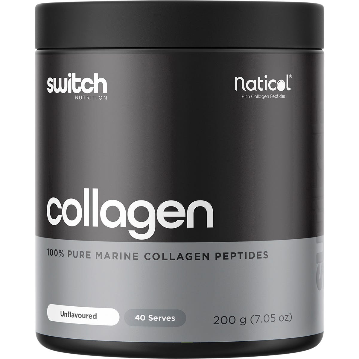 Switch Nutrition Marine Collagen 100% Pure Unflavoured 200g - Switch Nutrition