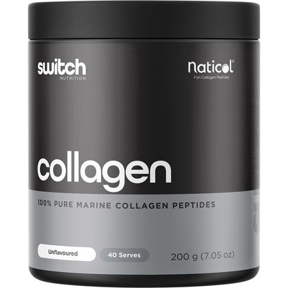 Switch Nutrition Marine Collagen 100% Pure Unflavoured 200g - Switch Nutrition