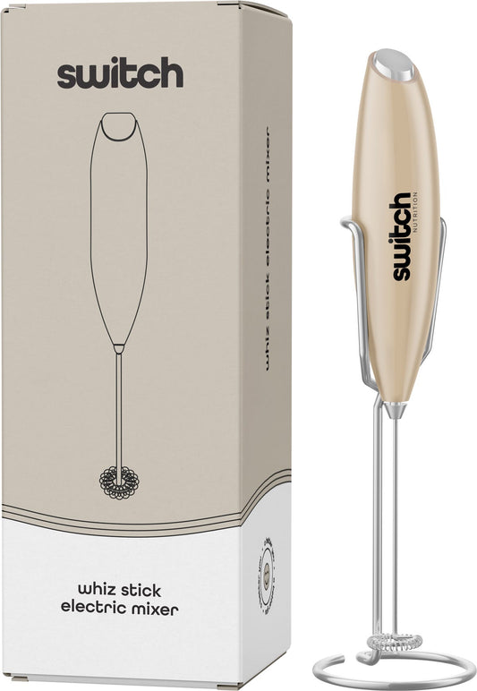 Switch Nutrition Whiz Stick Electric Mixer Beige - Switch Nutrition