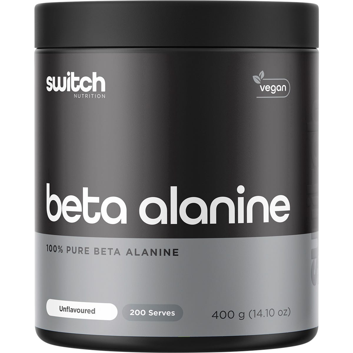 Switch Nutrition Beta Alanine Powder 100% Pure Unflavoured 400g - Switch Nutrition