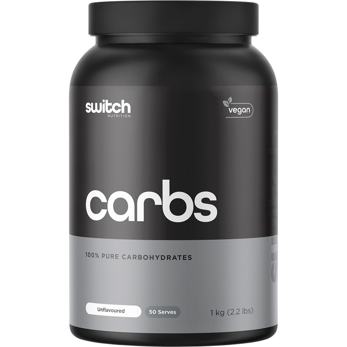 Switch Nutrition Carbs 100% Pure Carbohydrates Unflavoured 1kg - Switch Nutrition