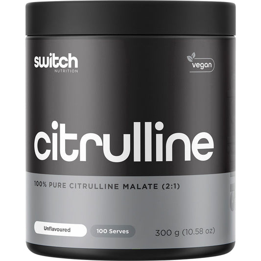 Switch Nutrition Citrulline 100% Pure Citrulline Unflavoured 300g - Switch Nutrition