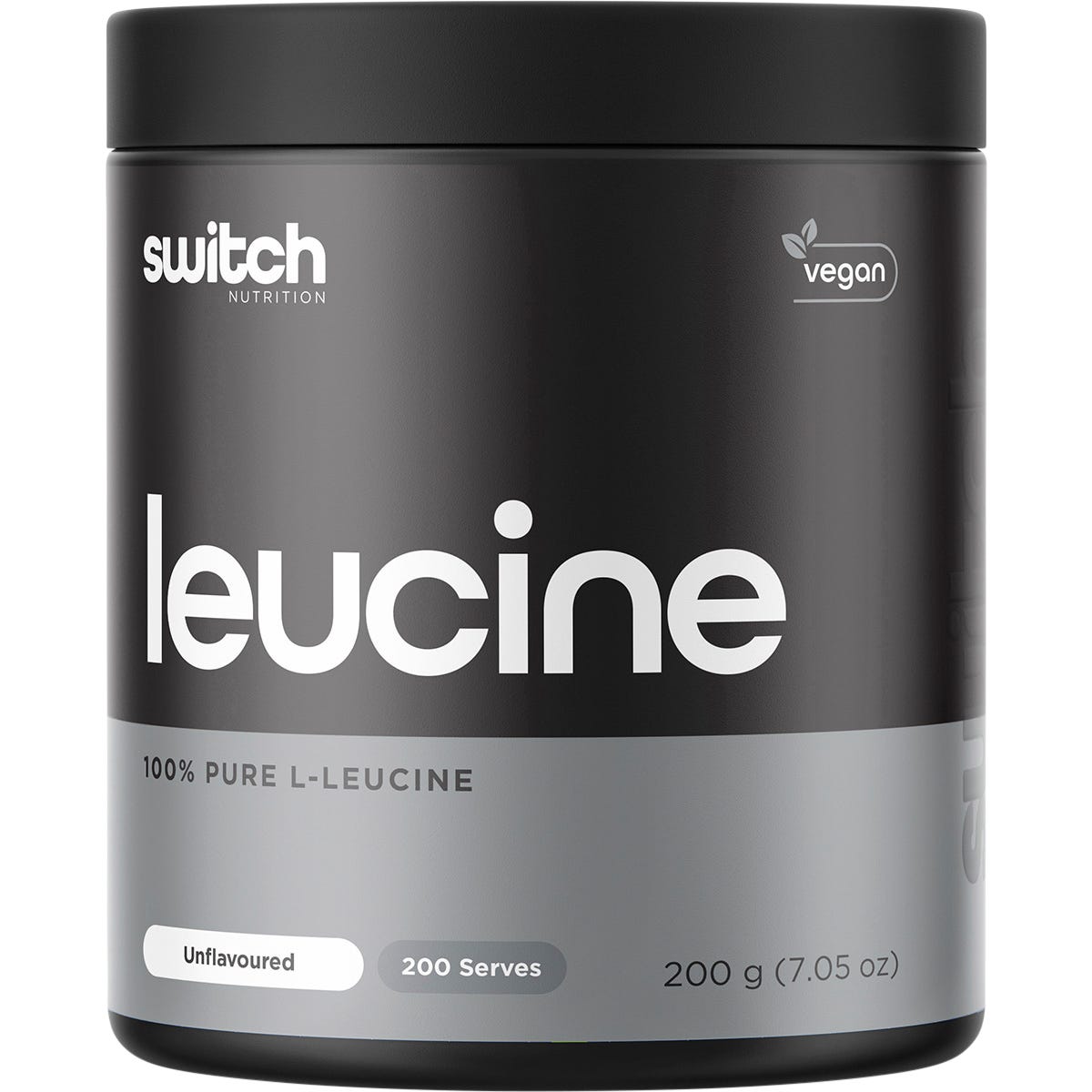 Switch Nutrition Leucine 100% Pure L-Leucine Unflavoured 200g - Switch Nutrition