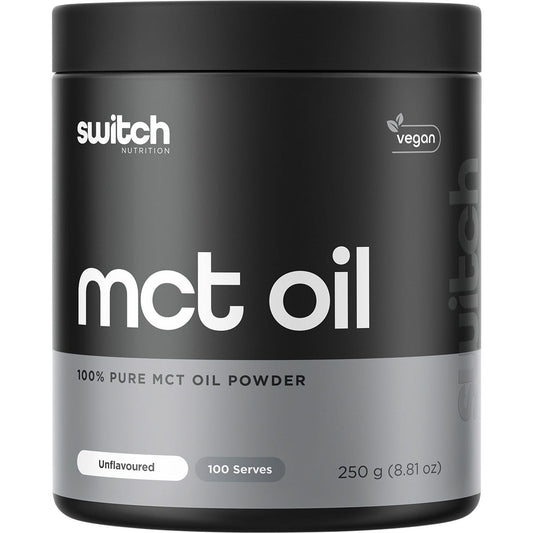 Switch Nutrition MCT Oil 100% Pure Unflavoured 250g - Switch Nutrition