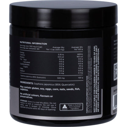 Switch Nutrition Quercetin Sophora Japonica 95% Quercetin 60 Caps - Switch Nutrition