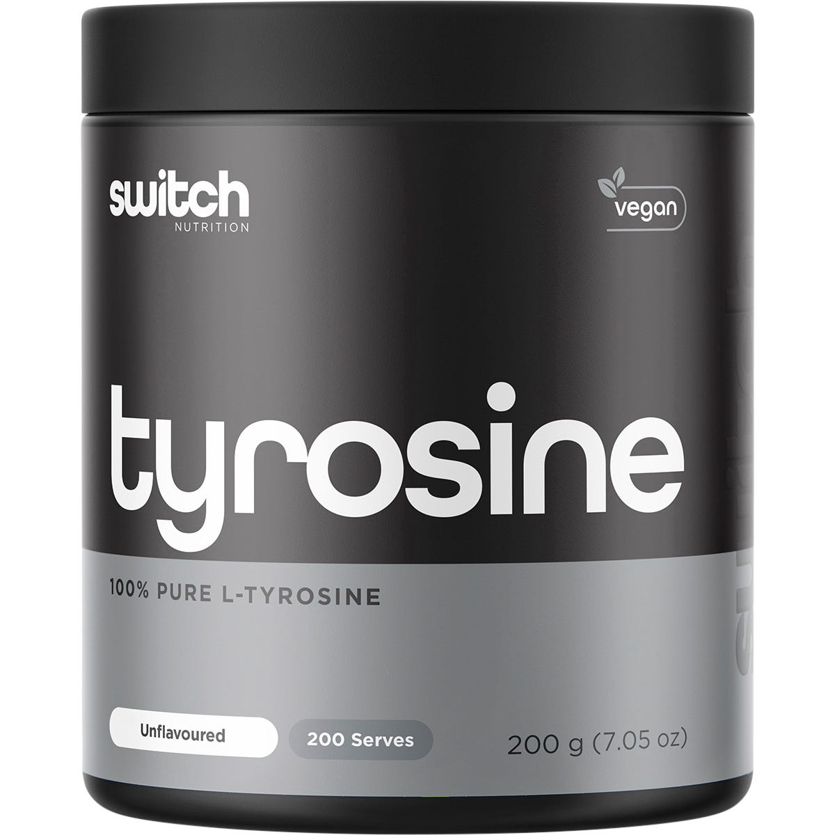 Switch Nutrition Tyrosine 100% Pure L-Tyrosine Unflavoured 200g - Switch Nutrition