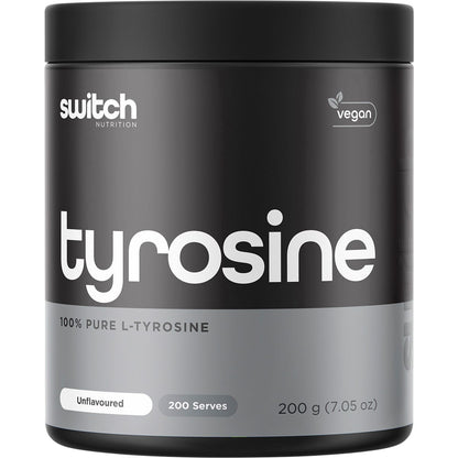 Switch Nutrition Tyrosine 100% Pure L-Tyrosine Unflavoured 200g - Switch Nutrition