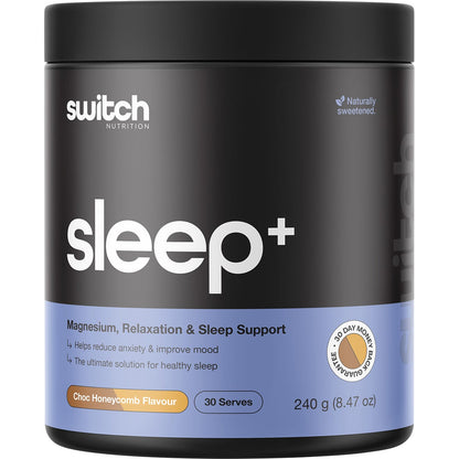 Switch Nutrition Sleep+ Magnesium Choc Honeycomb 240g - Switch Nutrition