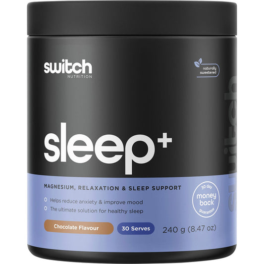 Switch Nutrition Sleep+ Magnesium Chocolate 240g - Switch Nutrition
