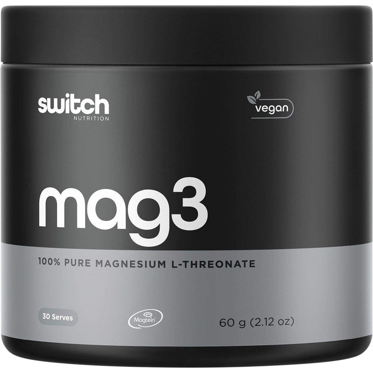 Switch Nutrition Mag3 100% Pure Magnesium L-Threonate 60g - Switch Nutrition