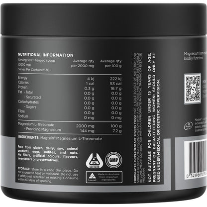 Switch Nutrition Mag3 100% Pure Magnesium L-Threonate 60g - Switch Nutrition