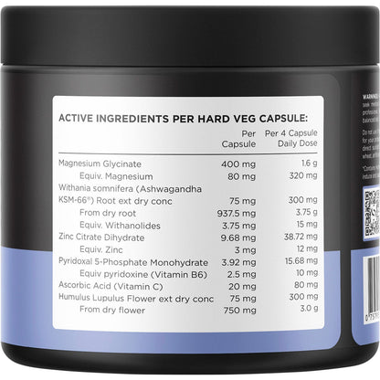 Switch Nutrition Sleep+ Magnesium 120 Caps - Switch Nutrition