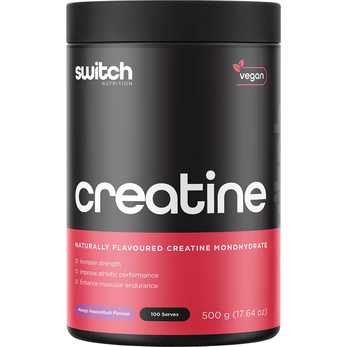 Switch Nutrition Creatine Monohydrate Mango Passionfruit 500g - Switch Nutrition