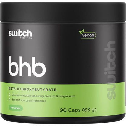 Switch Nutrition BHB Beta-Hydroxybutyrate 90 Caps - Switch Nutrition