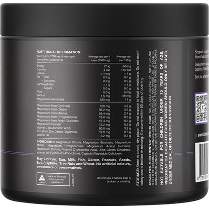 Switch Nutrition Multi-Mag Perform 120 Caps - Switch Nutrition