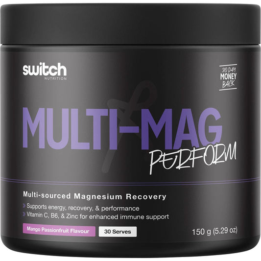 Switch Nutrition Multi-Mag Perform Mango Passionfruit 150g - Switch Nutrition