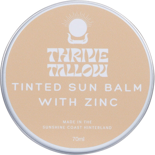 Thrive Tallow Tinted Sun Balm with Zinc 70ml - Thrive Tallow