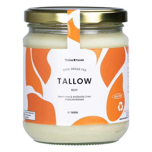 Thrive Tallow 100% Grass Fed Tallow 500ml - Thrive Tallow