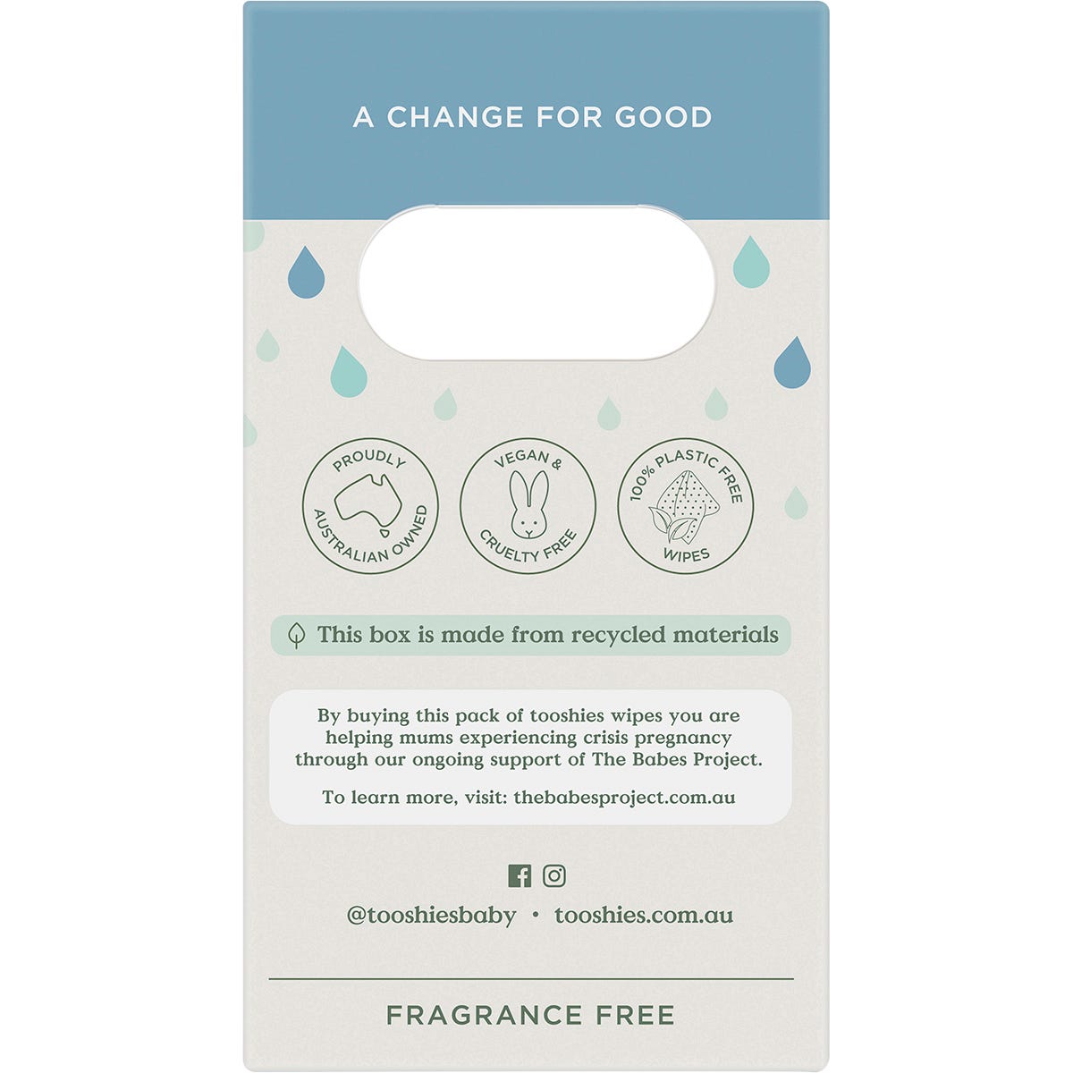 Tooshies Pure Water Baby Wipes Value Pack 4x70pk - Tooshies