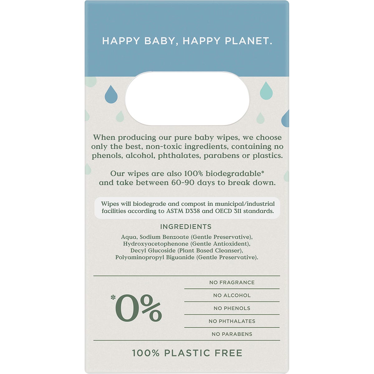 Tooshies Pure Water Baby Wipes Value Pack 4x70pk - Tooshies
