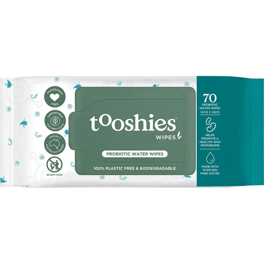 Tooshies Probiotic Water Wipes 70pk - Tooshies