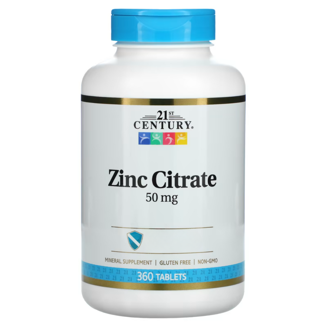 21st Century Zinc Citrate 50 mg