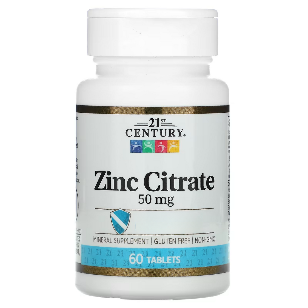 21st Century Zinc Citrate 50 mg