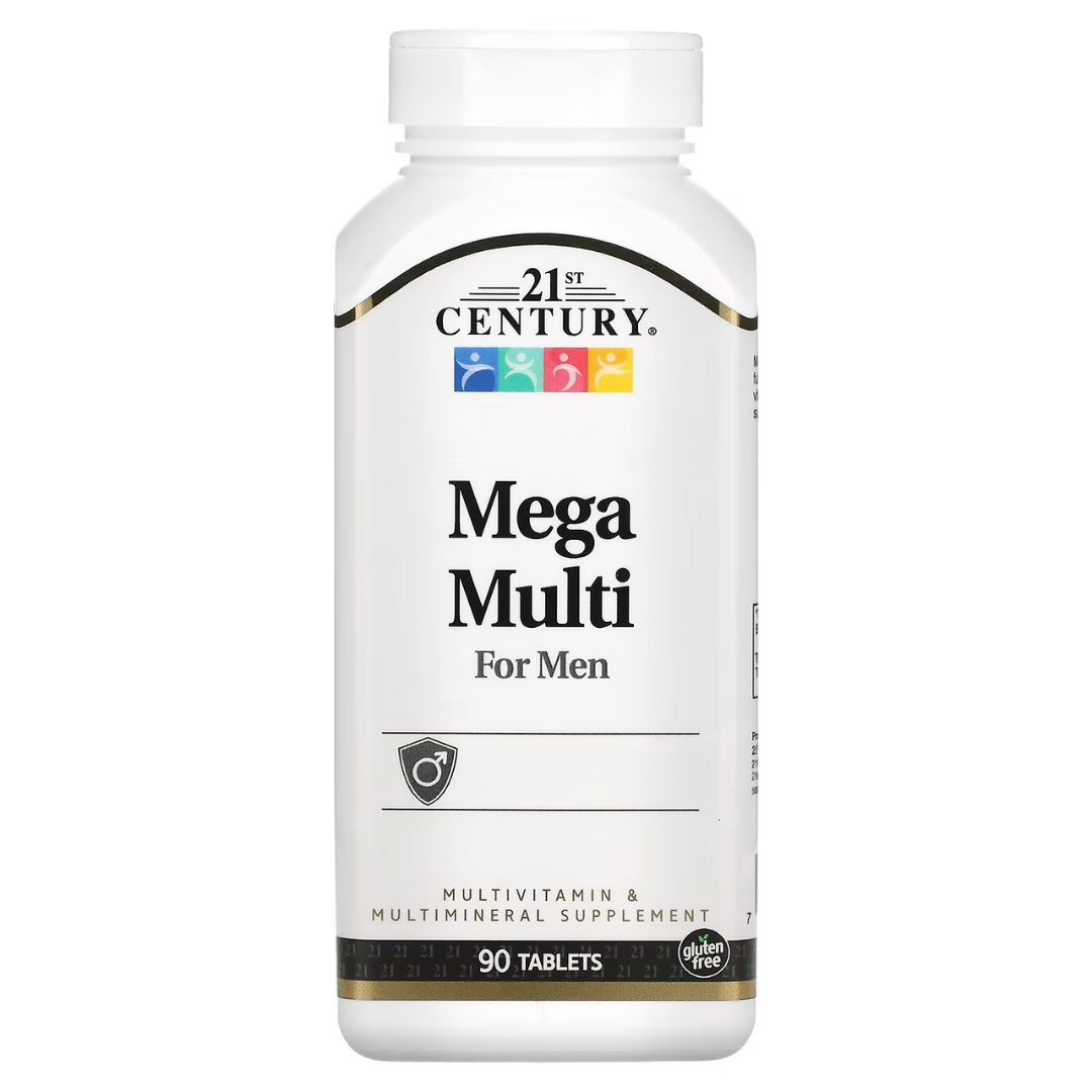 21st Century Mega Multi for Men Multivitamin & Multimineral 90 Tablets