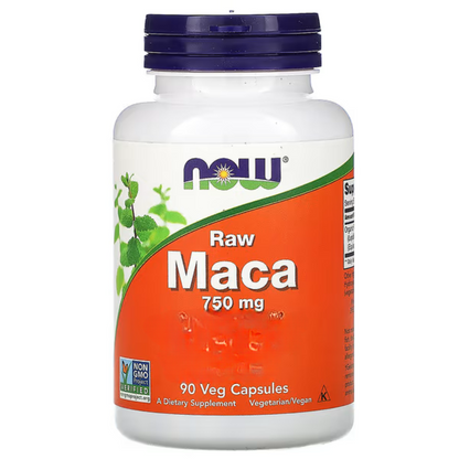 Now Foods, Maca, Raw, 750 mg, 90 Veg Capsules