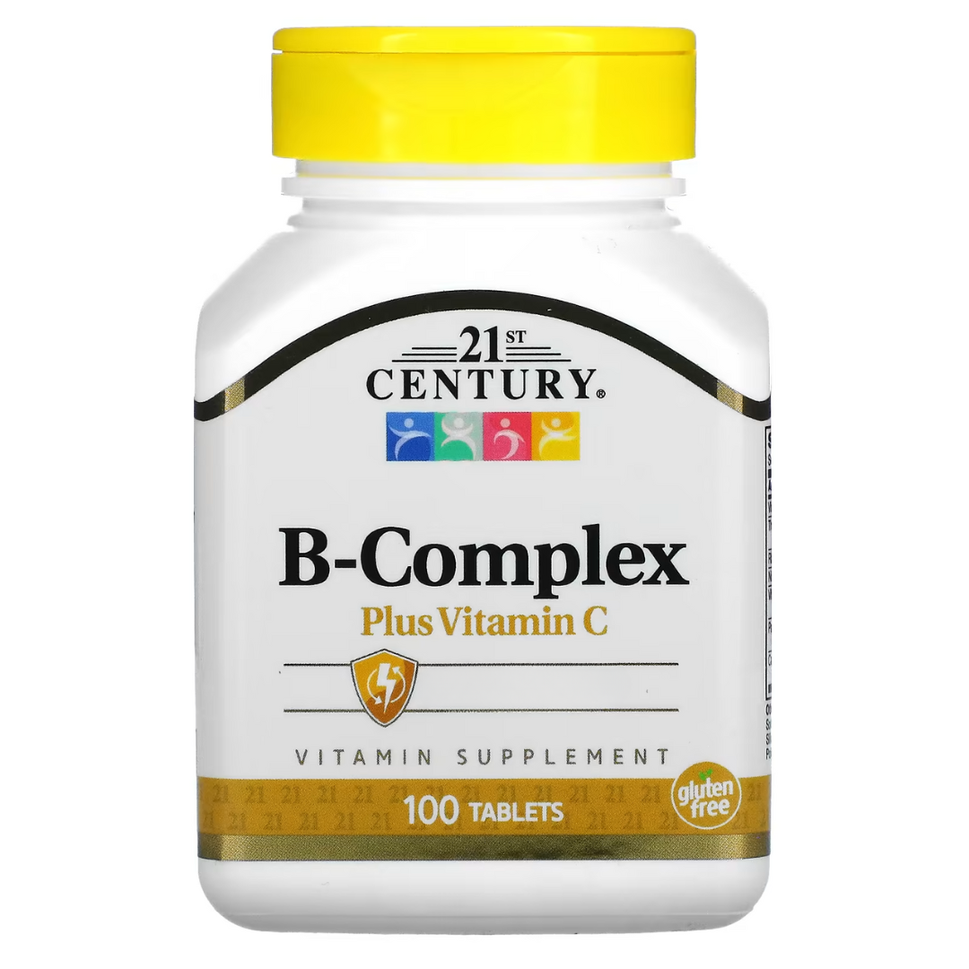 21st Century B-Complex Plus Vitamin C 100 Tablets