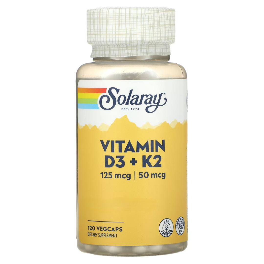 Solaray, Vitamin D3 + K2