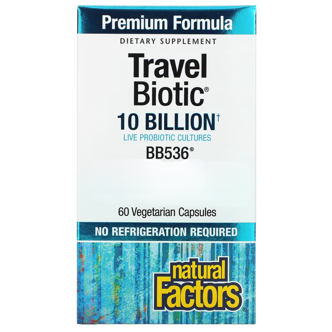 Natural Factors Travel Biotic BB536 10 Billion