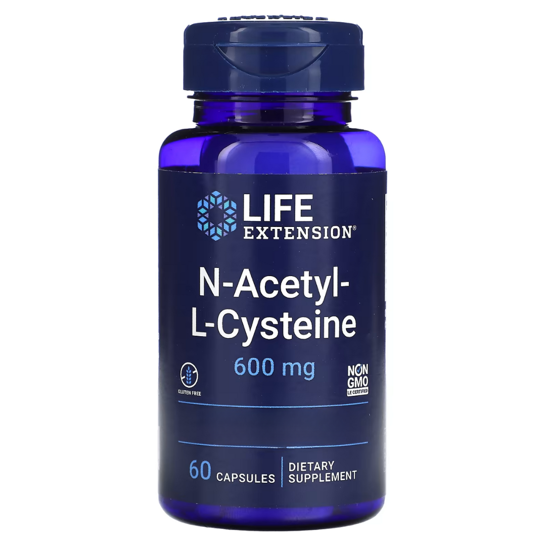 Life Extension, N-Acetyl-L-Cysteine, 600 mg, 60 Capsules