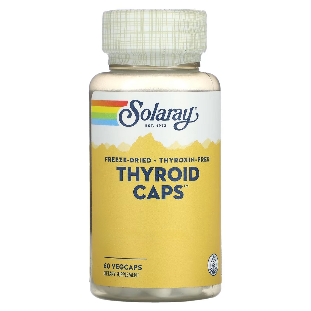 Solaray, Freeze Dried Thyroid Caps, 60 VegCaps