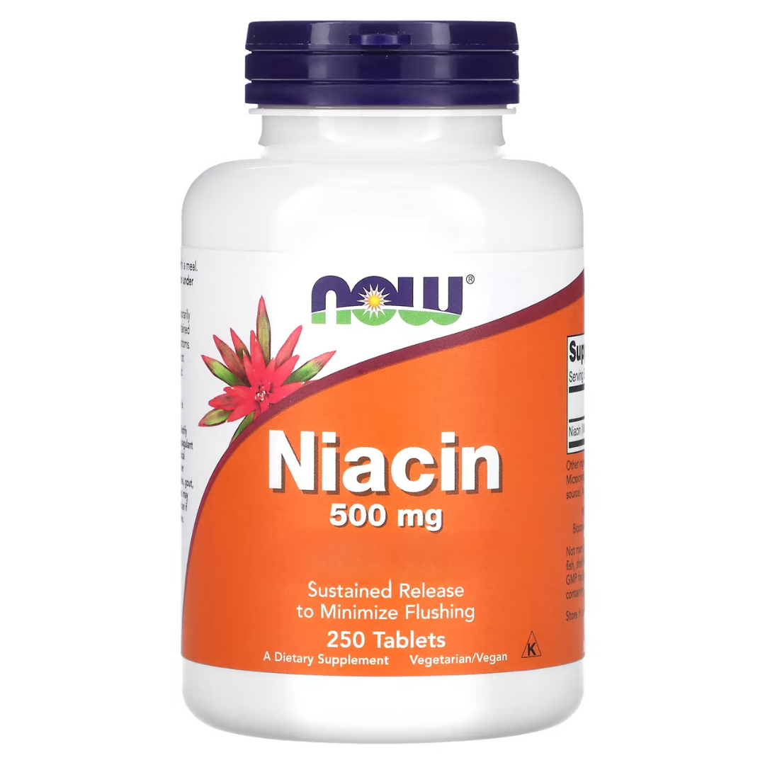 Now Foods, Niacin, 500 mg, 250 Tablets