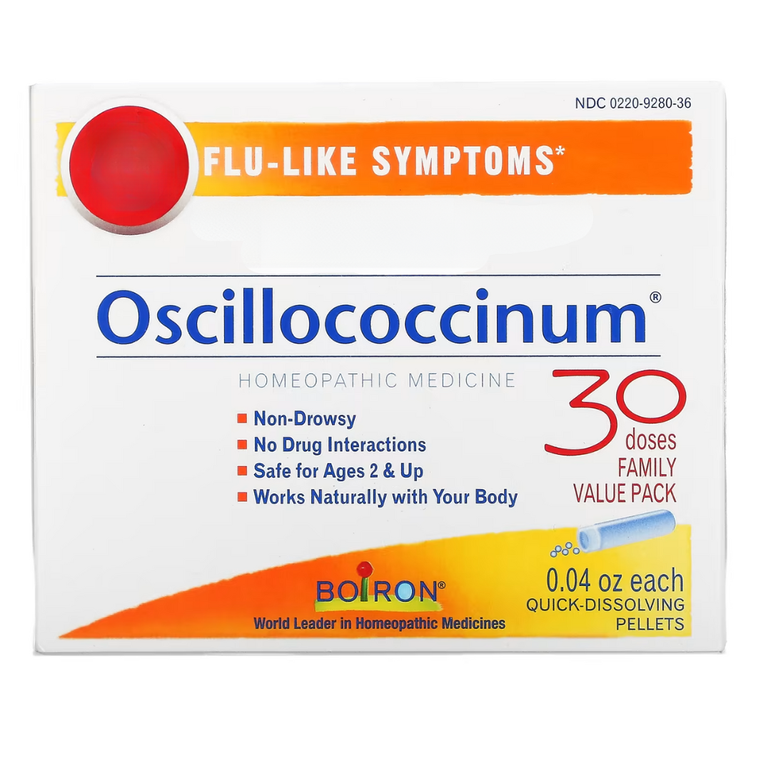 Boiron Oscillococcinum Flu-Like Symptoms Quick-Dissolving Pellets