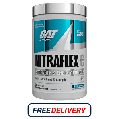 GAT Nitraflex + C with Creapure Creatine 30 Servings