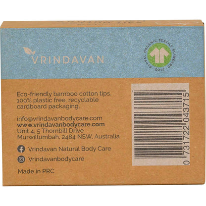 Vrindavan Organic Cotton Tips 200pcs - Vrindavan