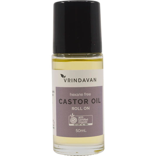 Vrindavan Castor Oil Roll On 50ml - Vrindavan