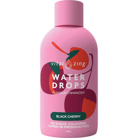 Vital Zing Water Drops Black Cherry 45ml - Vital Zing