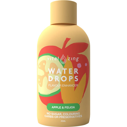 Vital Zing Water Drops Apple & Feijoa 45ml - Vital Zing