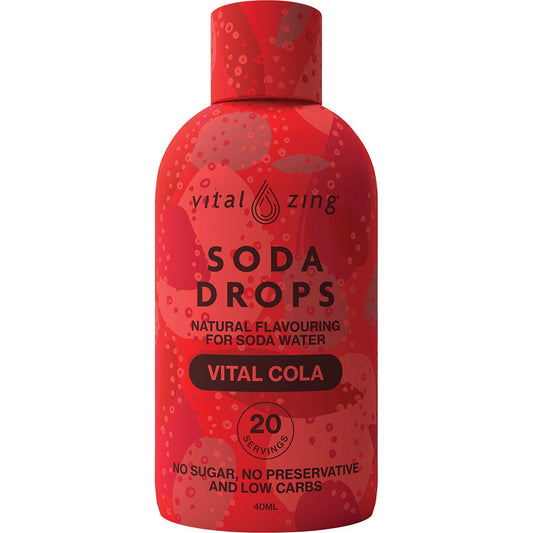 Vital Zing Soda Drops Vital Cola 40ml - Vital Zing