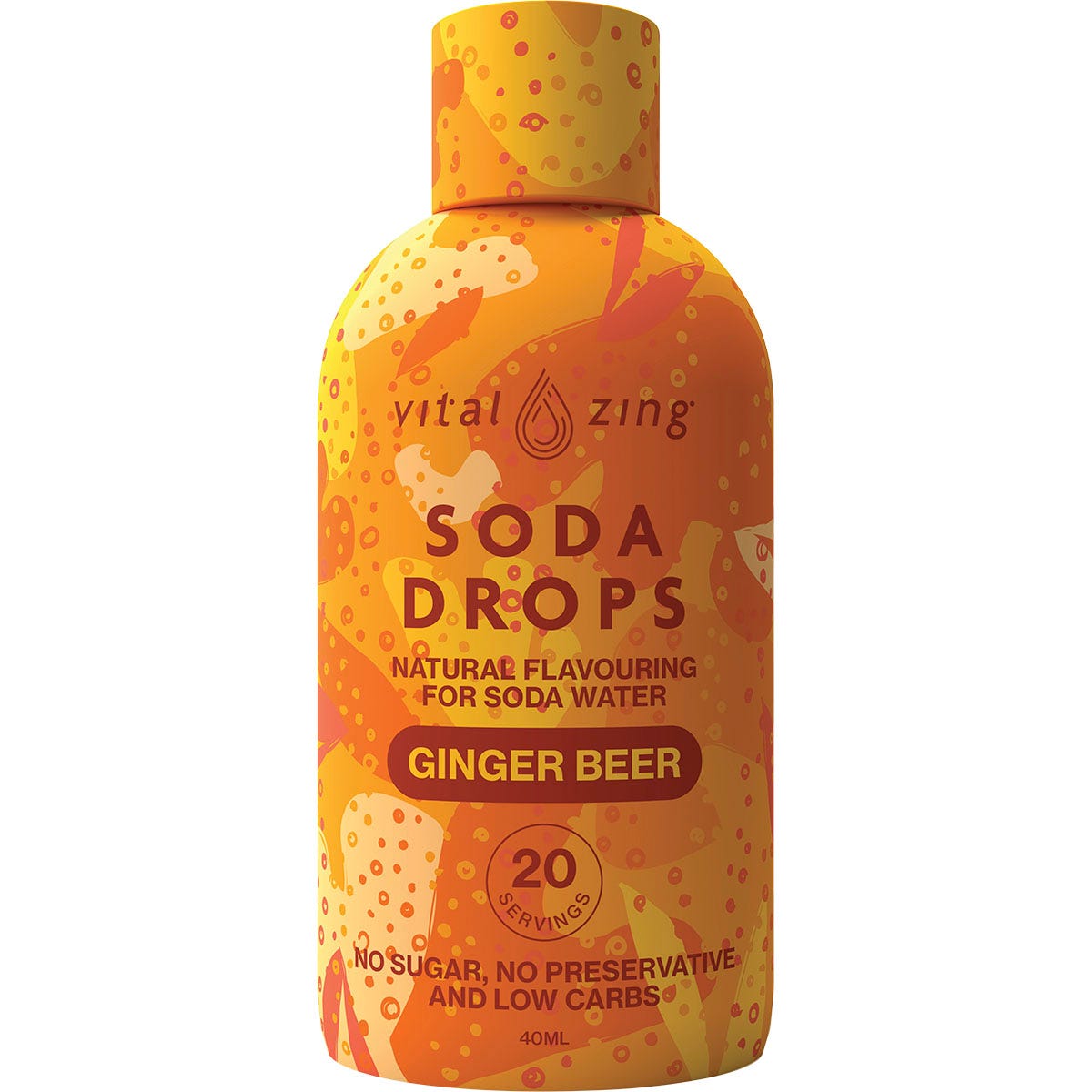 Vital Zing Soda Drops Ginger Beer 40ml - Vital Zing