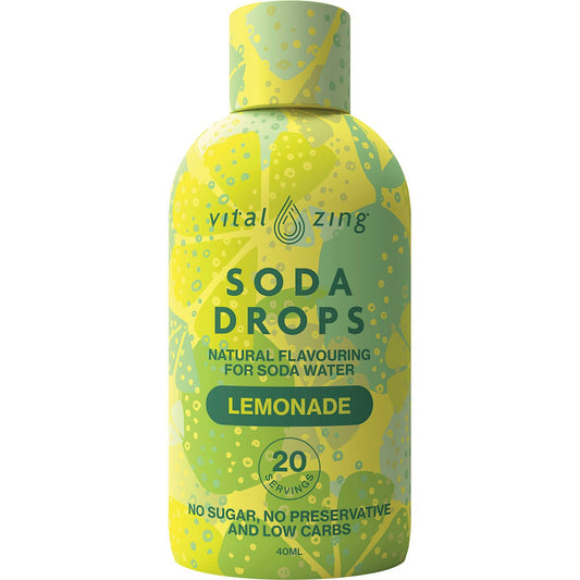 Vital Zing Soda Drops Lemonade 40ml - Vital Zing