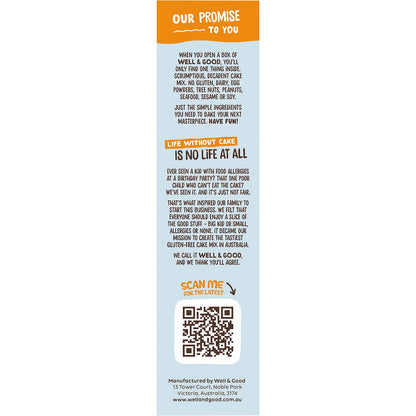 Well & Good Banana Bread Mix 40% Less Sugar 350g - Well & Good